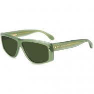Солнцезащитные очки , кошачий глаз, оправа: пластик, для женщин, зеленый ISABEL MARANT