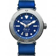 Наручные часы Часы  Deep Sea наручные мужские механические с автоподзаводом, синий Attache