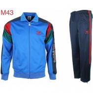 Костюм , олимпийка и брюки, силуэт прямой, карманы, размер 48/50, синий Montanasport