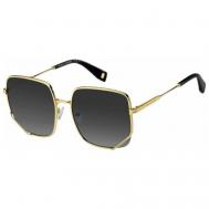 Солнцезащитные очки , квадратные, оправа: металл, с защитой от УФ, для женщин, золотой Marc Jacobs