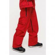 брюки , карманы, размер 42/44, красный Chukcha