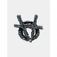 Кольцо , бижутерный сплав, размер 21, серый Styx Jewel