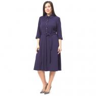 Платье , размер 52, фиолетовый OLSI