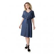 Платье , размер 48-50, синий Мамуля Красотуля