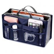 Органайзер для сумки  на молнии, 27х17х27 см, синий NIT Perfect Goods