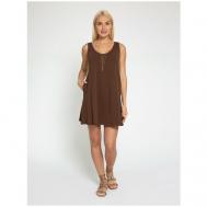 Платье , размер 48 (L), коричневый Lunarable