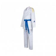 Кимоно  для джиу-джитсу  без пояса, размер 170, белый Adidas
