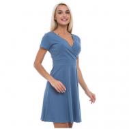 Платье , размер 54 (3XL), голубой, синий Lunarable