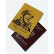 Обложка для паспорта , желтый KAZA