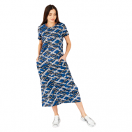 Платье , размер 50, синий BOMBACHO