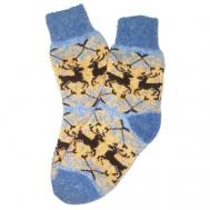 Носки , размер 37-40, голубой, серый Рассказовские носки