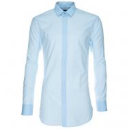 Рубашка , размер 52/L/170-178/42 ворот, голубой Imperator