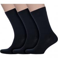 Мужские носки , 3 пары, размер 29-31, черный Akos
