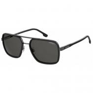 Солнцезащитные очки , невидимка, оправа: металл, с защитой от УФ, поляризационные, для мужчин, черный Carrera