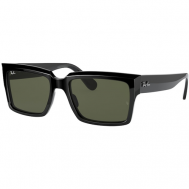Солнцезащитные очки , прямоугольные, с защитой от УФ, черный Luxottica