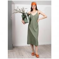 Платье , размер 46, зеленый Viaville