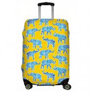 Чехол для чемодана , размер M, желтый, белый LeJoy