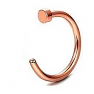 Пирсинг , кольцо, нержавеющая сталь, размер 8 мм., золотой ПРОЧЕЕ