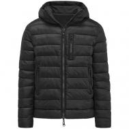 куртка , демисезон/зима, силуэт прямой, карманы, подкладка, стеганая, размер XL, черный BOMBOOGIE