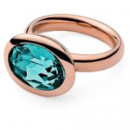 Кольцо , размер 16.5, голубой, розовый Qudo