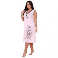 Сорочка , размер 46, розовый Трикотажные сезоны
