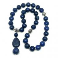 Плетеный браслет , лазурит, размер 25 см., синий Буйнова Н.Е.