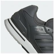 Кроссовки , беговые, полнота 9, лакированные, низкие, размер 7-, черный Adidas