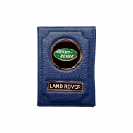 Обложка для автодокументов  1-6-1440-5, синий LAND ROVER