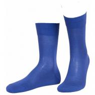 Мужские носки , классические, на 23 февраля, размер 27 (размер обуви 41-43), синий Grinston