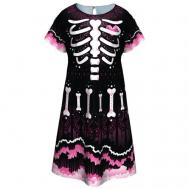 Платье милой скелетессы (14214) 110 см Bambolo