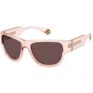 Солнцезащитные очки , кошачий глаз, оправа: пластик, розовый Polaroid