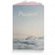 Обложка для паспорта , серый, розовый Only upprint