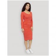 Платье , размер 46 (M), оранжевый Lunarable