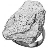 Кольцо SI серебро, 925 проба, родирование, безразмерное, черный SI - Stile Italiano