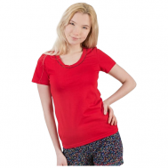 Пижама , размер 52, красный Монотекс