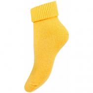 Женские носки  средние, размер UNICA, желтый Mademoiselle
