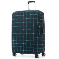 Чехол для чемодана , размер L, синий, мультиколор Eberhart