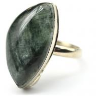Кольцо , размер 17.5, зеленый Радуга Камня