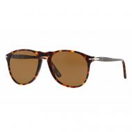 Солнцезащитные очки  PO 9649S 24/57, авиаторы, оправа: пластик, с защитой от УФ, для мужчин, коричневый Persol