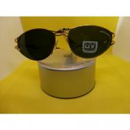 Солнцезащитные очки  96838181240, овальные, складные, с защитой от УФ, коричневый Wavelight