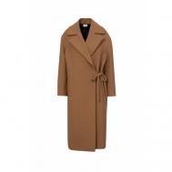 Пальто , шерсть, размер 46, коричневый ID Irina Didushenko