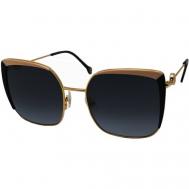 Солнцезащитные очки , золотой, черный Carolina Herrera