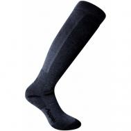 Носки  унисекс , 1 пара, высокие, размер Eur:42-44, черный ACCAPI