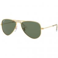 Солнцезащитные очки Luxottica, зеленый, золотой Ray-Ban