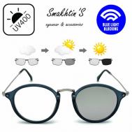 Солнцезащитные очки , синий Smakhtin'S eyewear & accessories