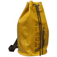Сумка торба , фактура тиснение, коричневый, желтый Apache