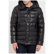 куртка , демисезон/зима, силуэт прямой, размер L, черный Parrey