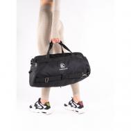 Сумка спортивная сумка-рюкзак , 32 л, 27х26х46 см, ручная кладь, черный LINKRIS