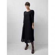 Платье , размер 42, черный Pompa