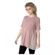 Рубашка , размер 52 (XXL), розовый Мамуля Красотуля